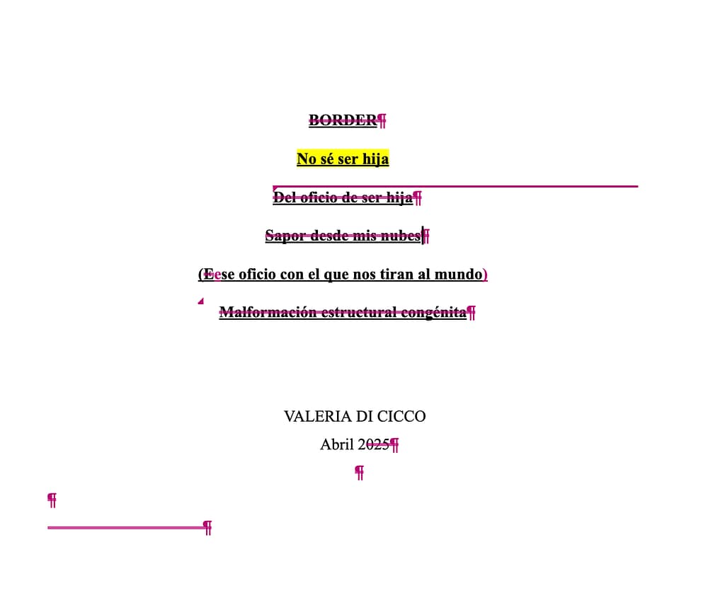 Te vamos a extrañar, Valeria Di Cicco
